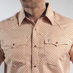 Camisa Cactus Est Coral/Amarillo 158