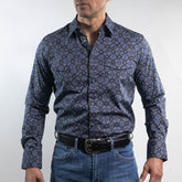 Camisa McAllen Est Azul/Gris Talavera 084