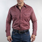 Camisa Longhorn Estampada Shedron/Azul 004
