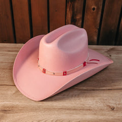 Sombrero Somher Americana Lona Rosa 262