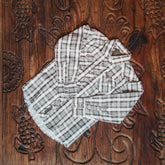 Camisa Rodeo West KID Cua Bco/Gris 010