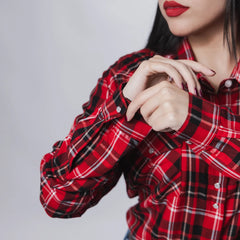 Blusa Wrangler Cua Rojo/Negro 070