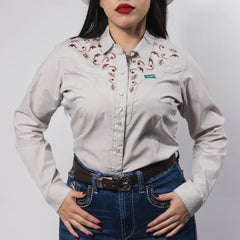 Blusa Wrangler Bord Flores Arena 077