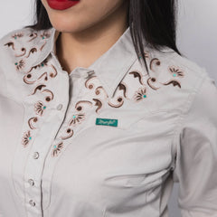 Blusa Wrangler Bord Flores Arena 077