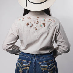 Blusa Wrangler Bord Flores Arena 077