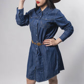 Vestido Wrangler Mezclilla Liso 078