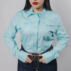Blusa Cactus Lisa Aqua 024