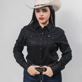 Blusa Cactus Lisa Negro 026