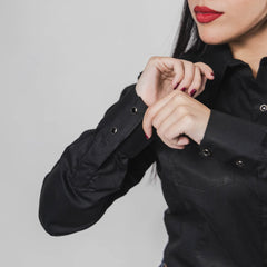 Blusa Cactus Lisa Negro 026