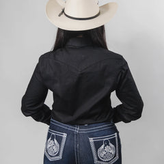 Blusa Cactus Lisa Negro 026