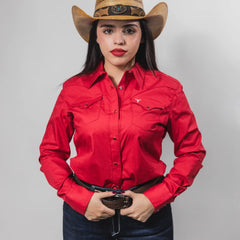 Blusa Cactus Lisa Rojo 027