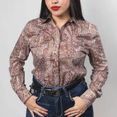 Blusa Cactus Est Amibas Marron 033