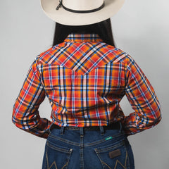 Blusa McAllen MC Cua Naranja/Azul 005