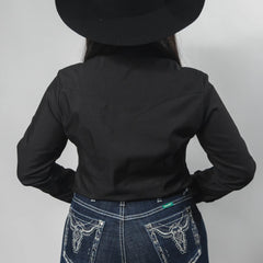 Blusa Doble Erre Lisa Negro 003