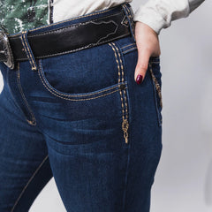 Pantalon Wrangler Cintura Alta Tejido 082