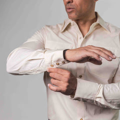 Camisa Cactus Lisa Hueso 115