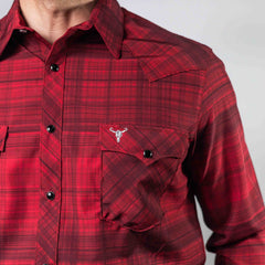 CAMISA CACTUS CUA ROJO/NEGRO
