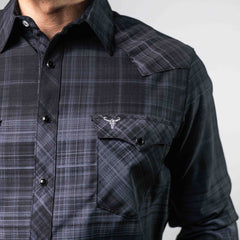 CAMISA CACTUS CUA NEGRO/GRIS XLS