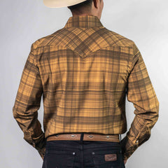 CAMISA CACTUS CUA OCRE/NGRO XLS