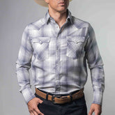 Camisa Cactus Cuadros Gris/Blanco