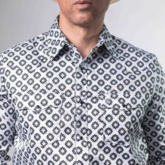 CAMISA CACTUS EST BLANCO/NEGRO
