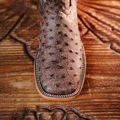 Bota Tejano Style Print Ave Moka Rustico 039