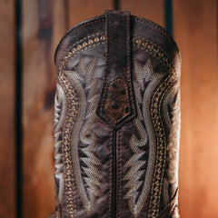 Bota Tejano Style Print Ave Moka Rustico 039