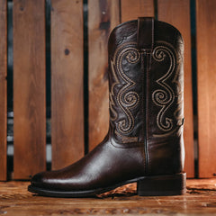 Bota Tejano Style Borares Café 045