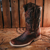 Bota Tejano Style Fly Askar Moka Café Hombre 031