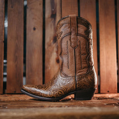 Bota Golden Guns Cincel Flor Miel 102