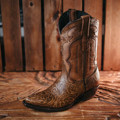 Bota Golden Guns Cincel Flor Miel 102