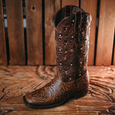 Botas Golden Guns Cincel Flor Café 067