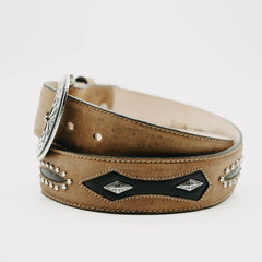 Cinto Toro Bravo Crazy Miel Moka 025