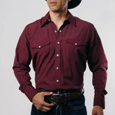 Camisa Custer Lisa Alaska Vino 007