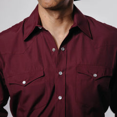 Camisa Custer Lisa Alaska Vino 007