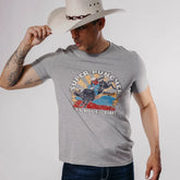 Playera Rock&Roll Super Puncher Gris 028