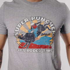 Playera Rock&Roll Super Puncher Gris 028