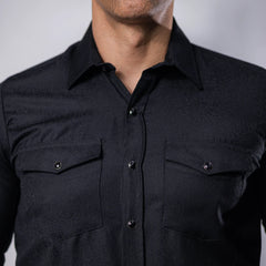 Camisa Custer Est Boston Negra 016