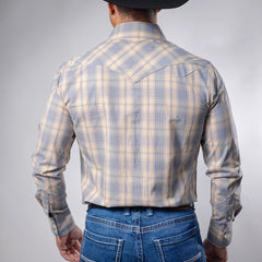 Camisa Cactus Est Celeste/Beige 146