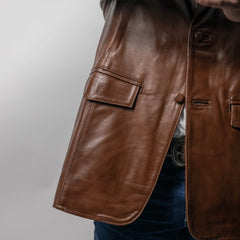 Saco Vaquero Pelibuey Liso Miel 032