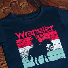 Playera Wrangler Kids Cowboy Marino 006