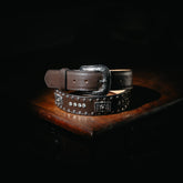 Cinto Toro Bravo Herradura Piedra Choco 020