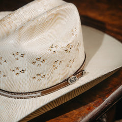 Sombrero Wrangler Bangora Ivory Brown F10 066