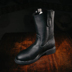 Botas Condor Work Roper Negro Graso 003