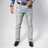 Pantalon Platini Celeste Aplicación Bco 201