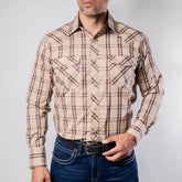 Camisa Cactus Cua Beige/Café 135