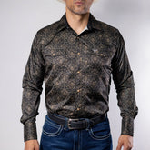 Camisa Cactus Est Negro/Café 141