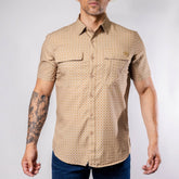 Camisa Platini MC Performace Est Beige 059