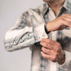 Camisa Wrangler Checotah Beige/Gris 274
