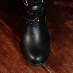 Botin Wrangler Solana Negro H-Oval 006